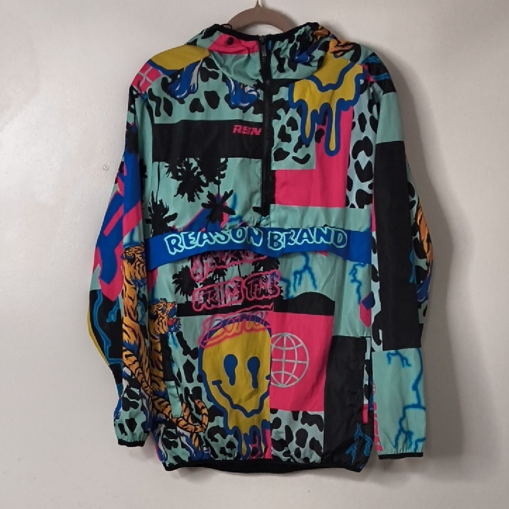 Reason Multicolor Graphic Jacket
